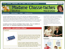 Tablet Screenshot of madamechassetaches.com
